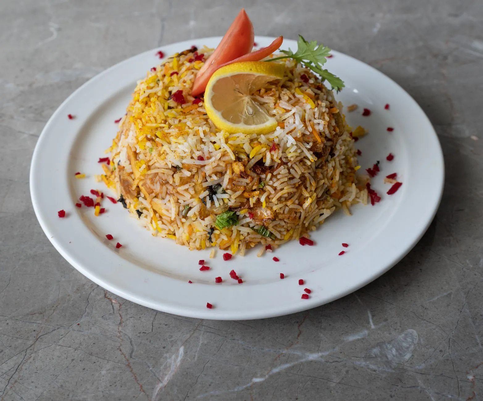 Spiced rice dish with oil and seasoning dogs should not share