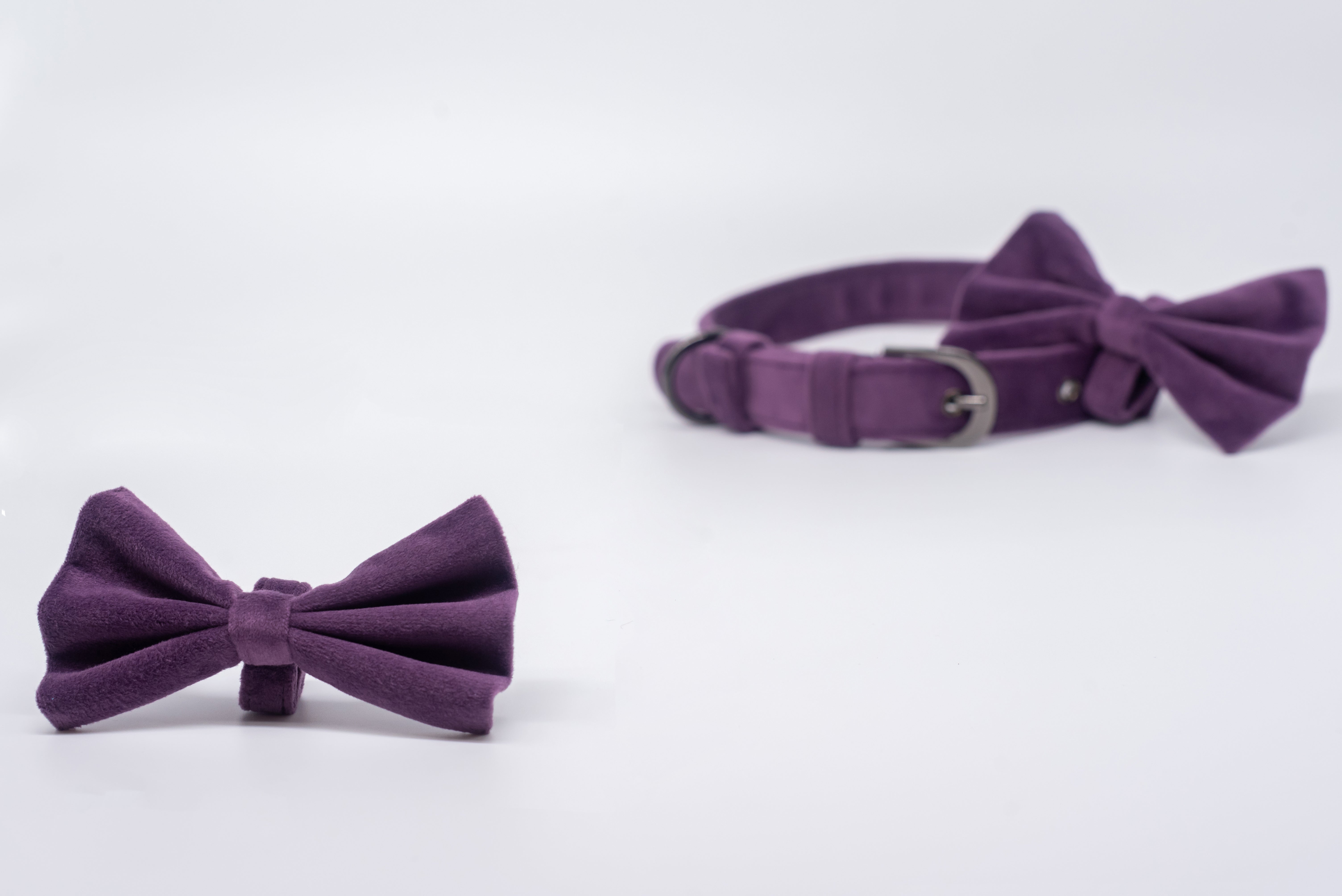Detachable Suede Bow Tie for Collars by pAww! – image 4