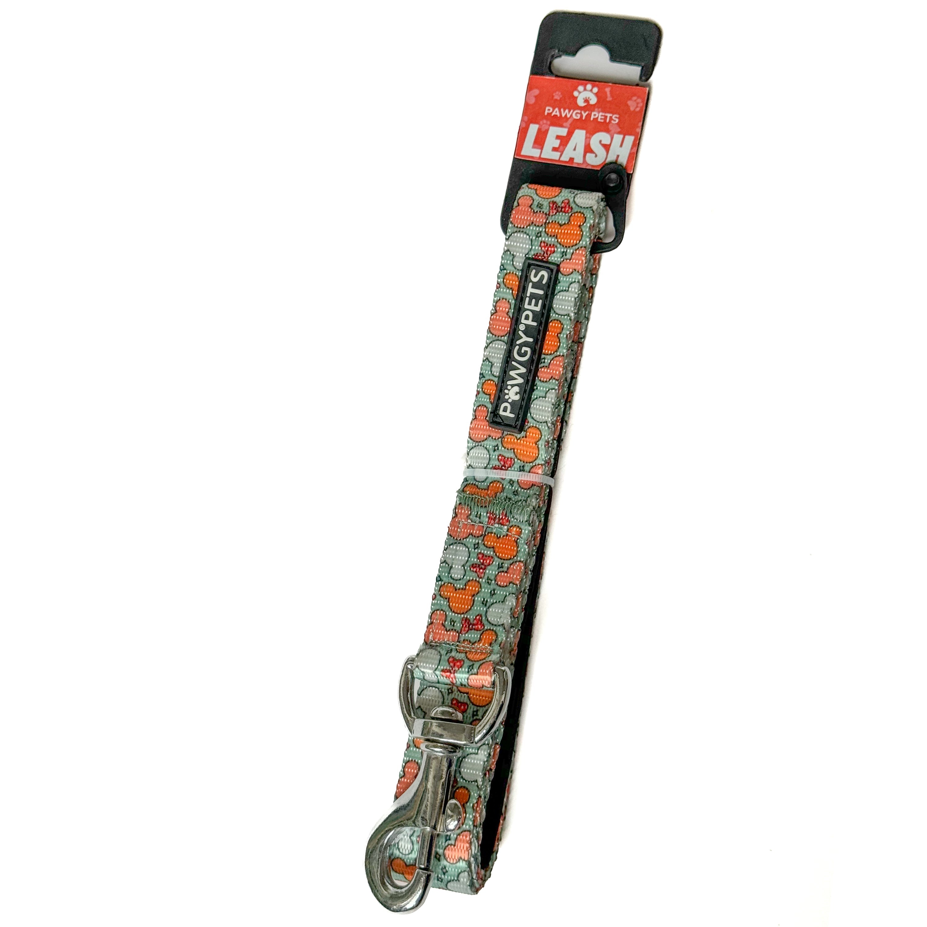 Pawgy Pets Premium Leash: Mickey Pastel Green for Dogs and Cats – image 4