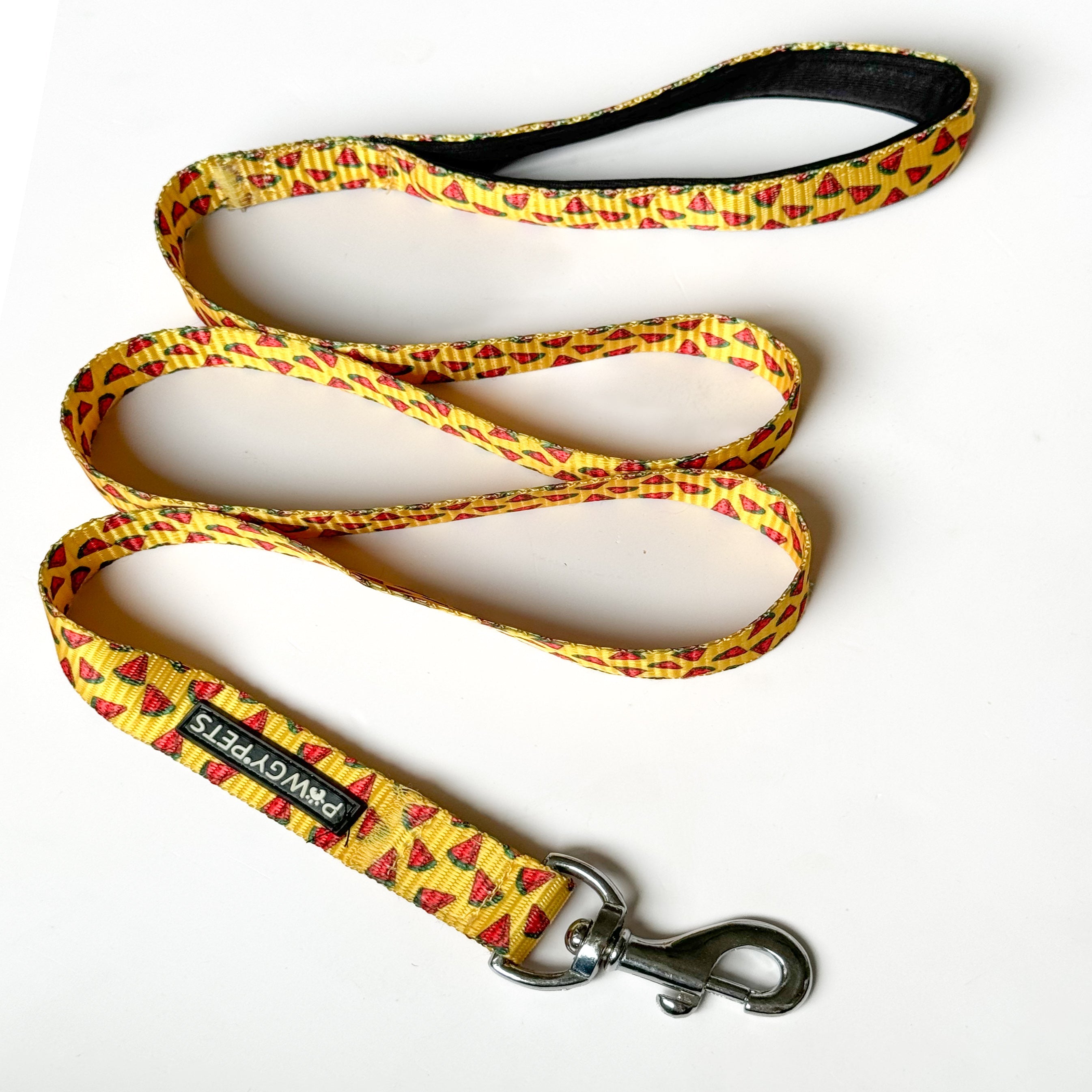 Pawgy Pets Premium Leash: Watermelon Yellow for Dogs and Cats – image 2