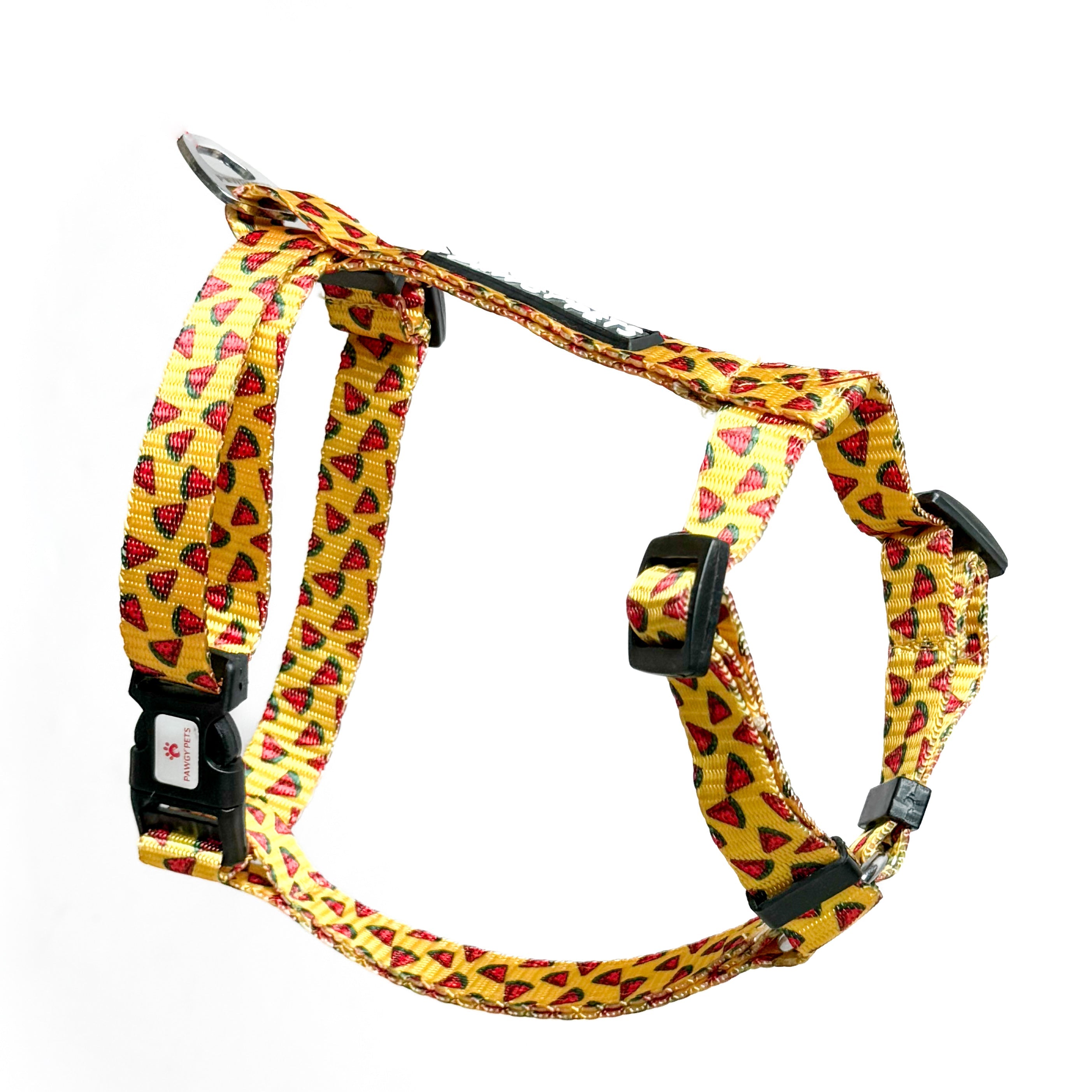 Pawgy Pets H-Harness Watermelon Yellow for Dogs and Cats – image 5