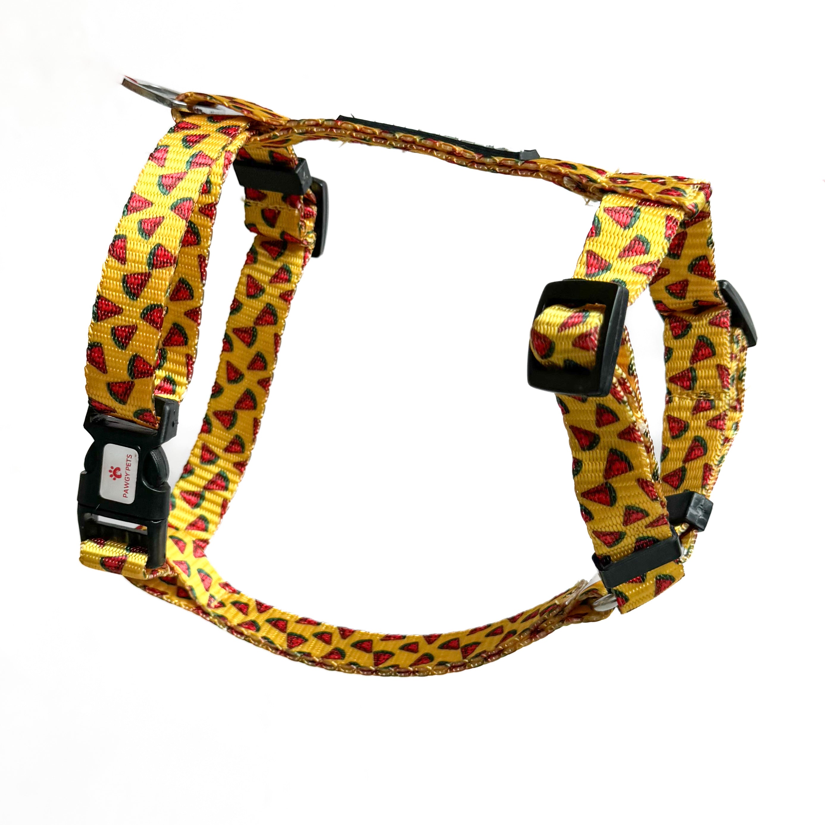 Pawgy Pets H-Harness Watermelon Yellow for Dogs and Cats – image 4