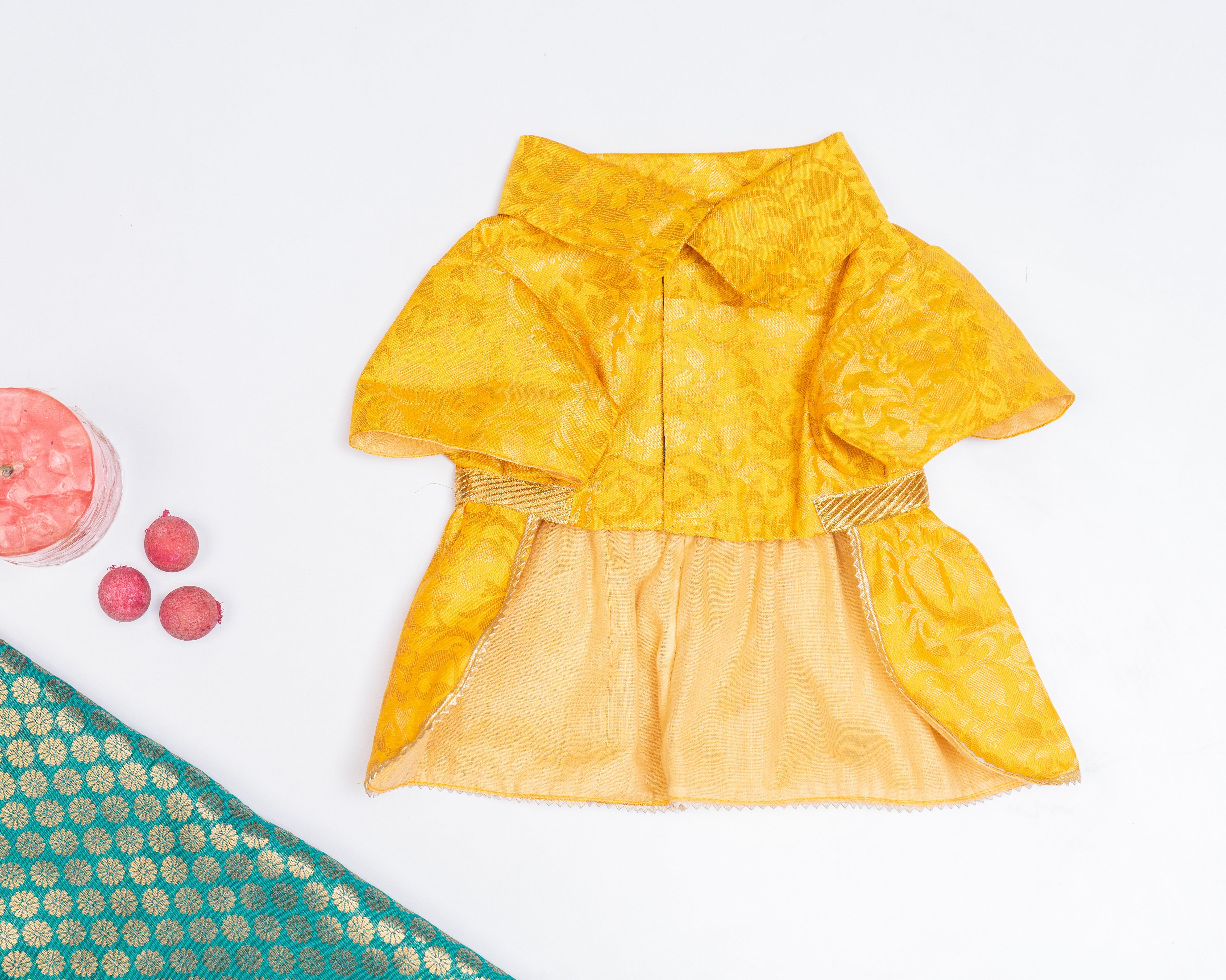 Pawgy Pets Occasion Wear Dress Yellow for Dogs – image 4