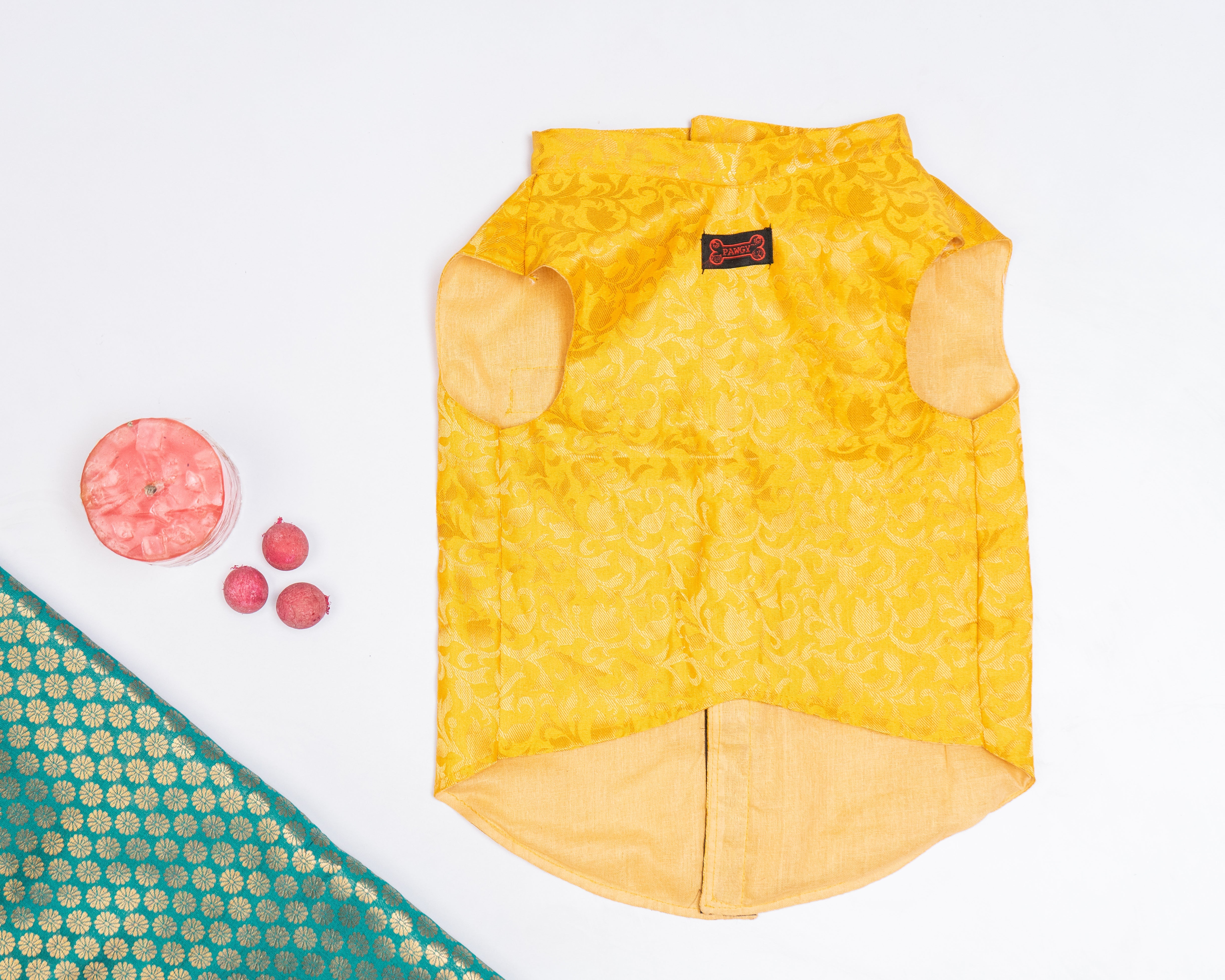 Pawgy Pets Sherwani Yellow for Dogs – image 4