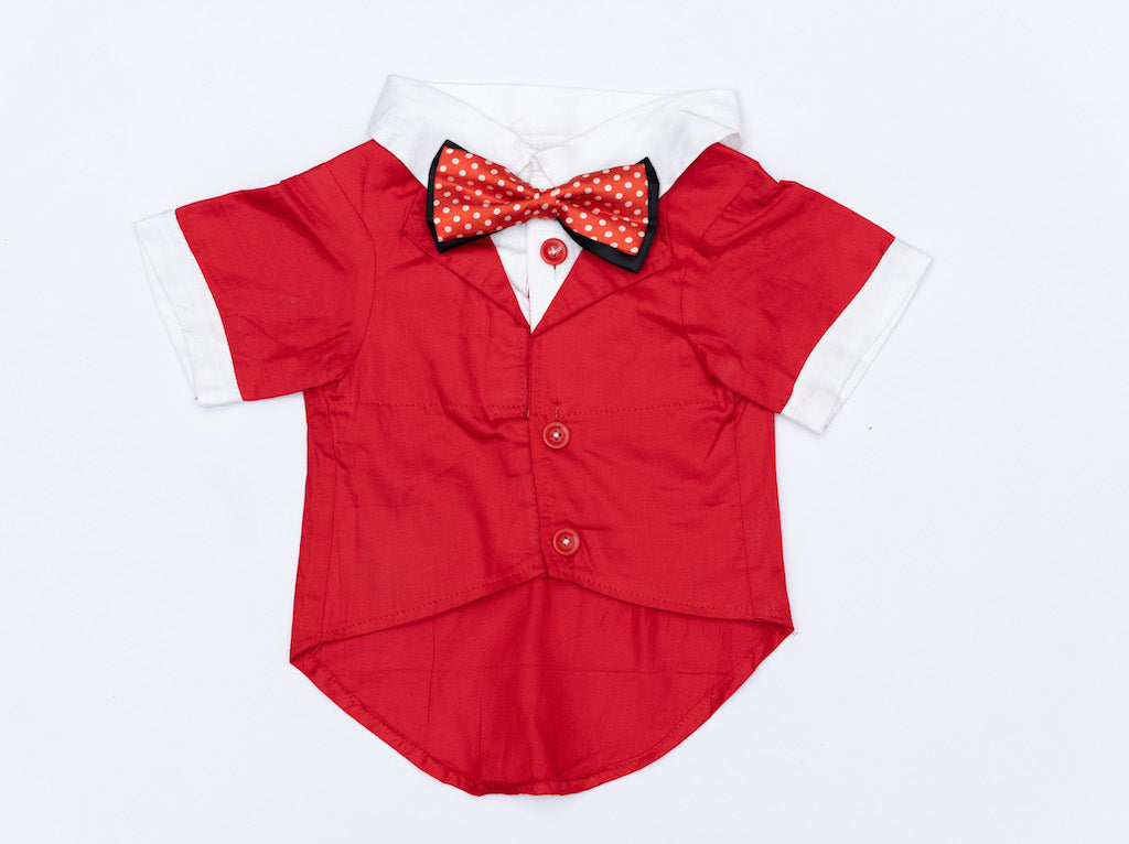 Pawgy Pets Tuxedo: Red for Dogs & Cats – image 3