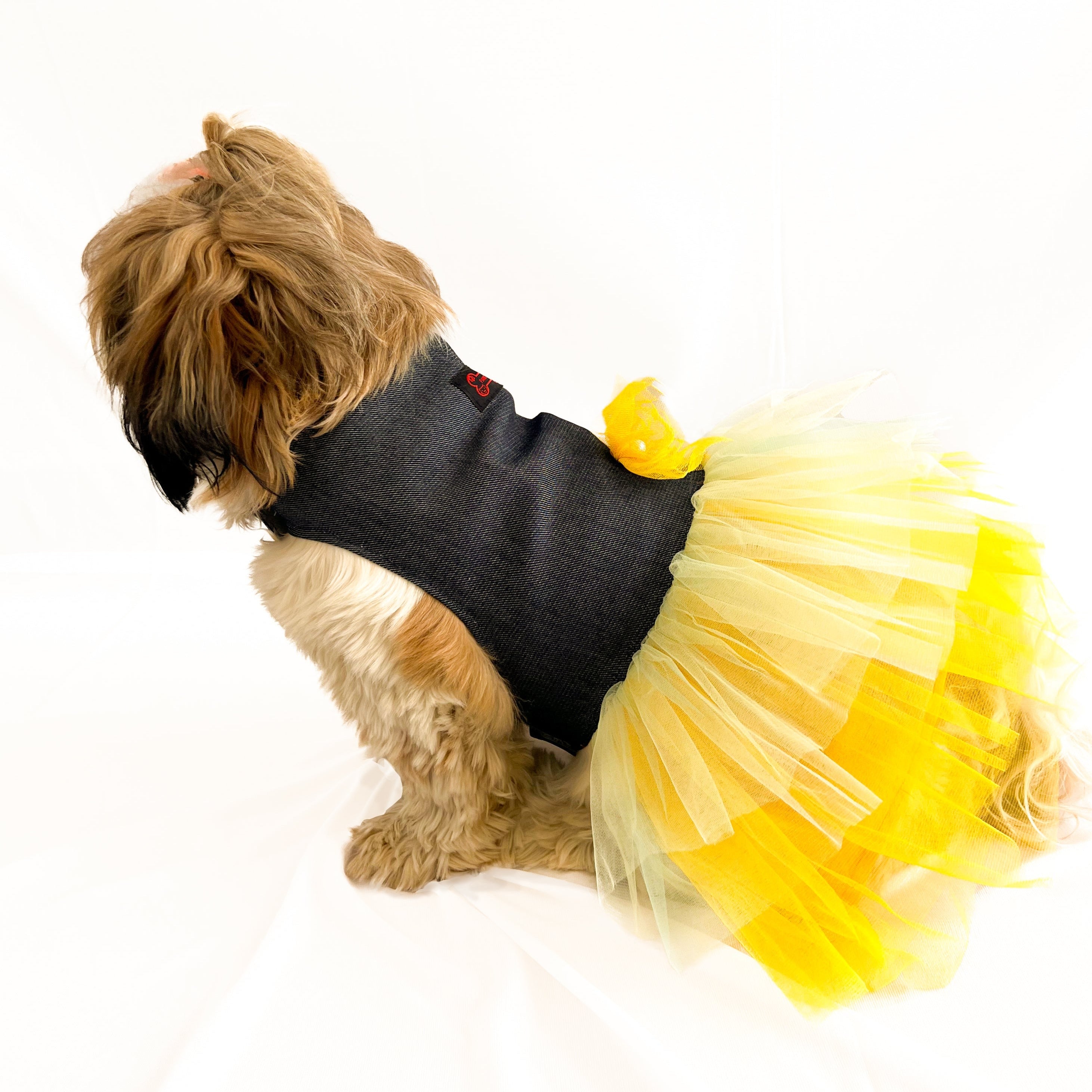 Pawgy Pets Denim Frill Dress for Dogs – image 4