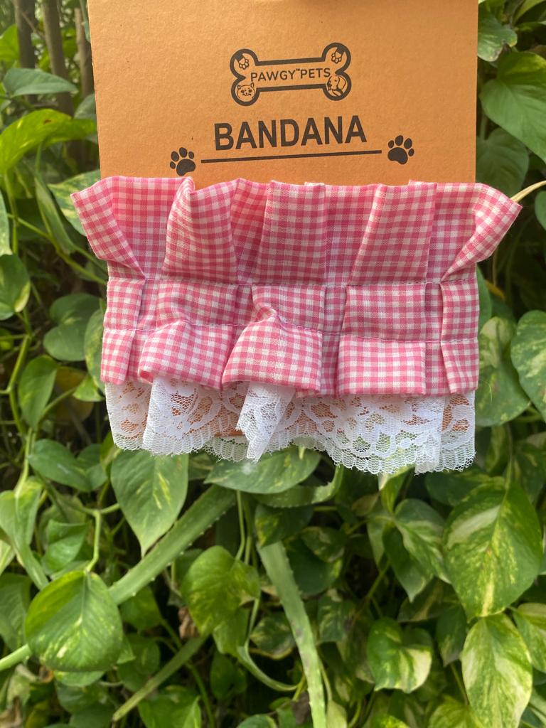Pawgy Pets Frilly Bandana: Pink for Dogs & Cats – image 3