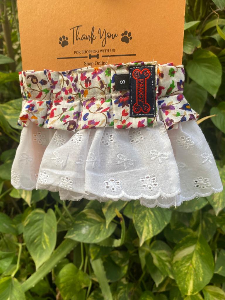 Pawgy Pets Frilly Bandana: Floral for Dogs & Cats – image 3