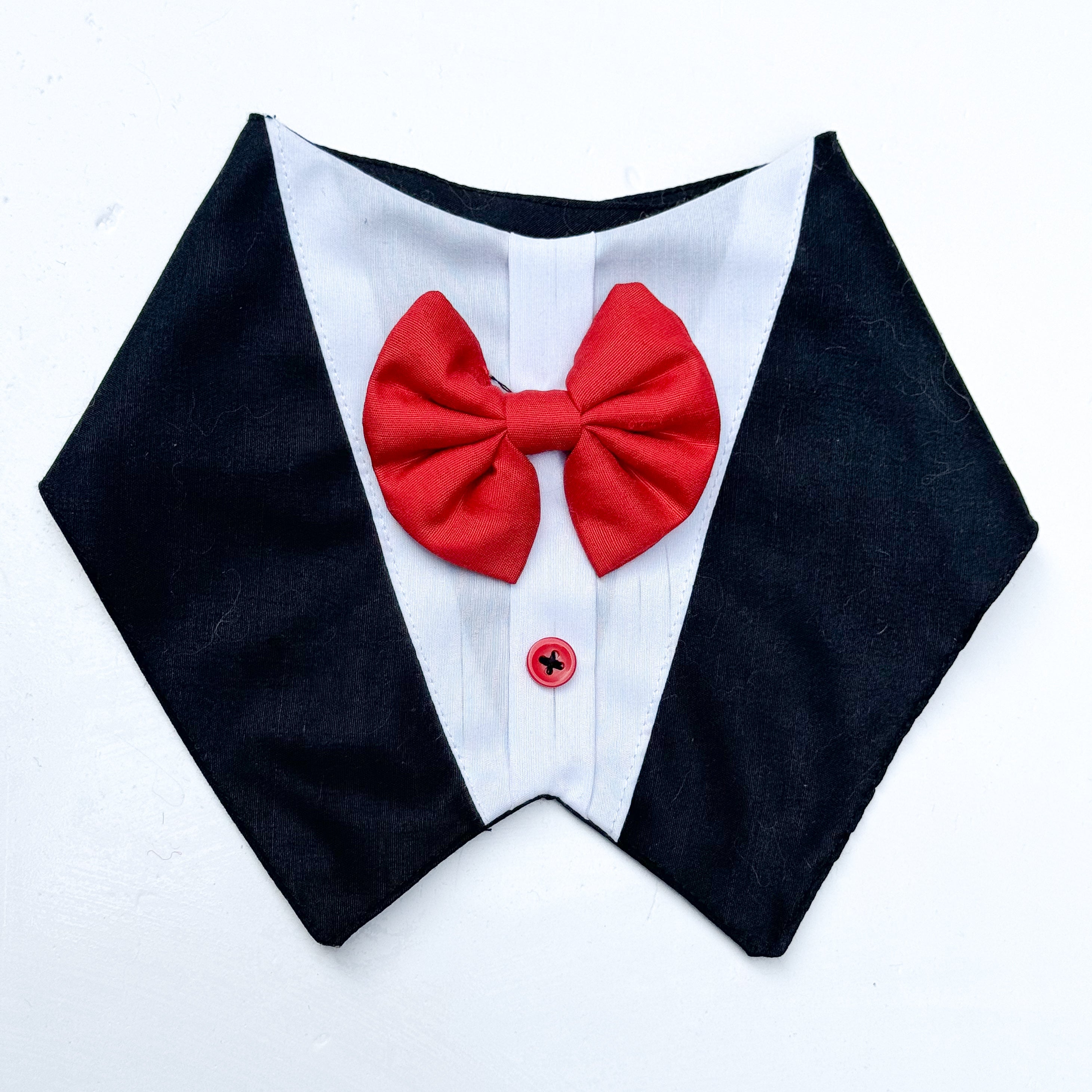 Pawgy Pets Formal Tux Bandana: Black for Dogs & Cats – image 3