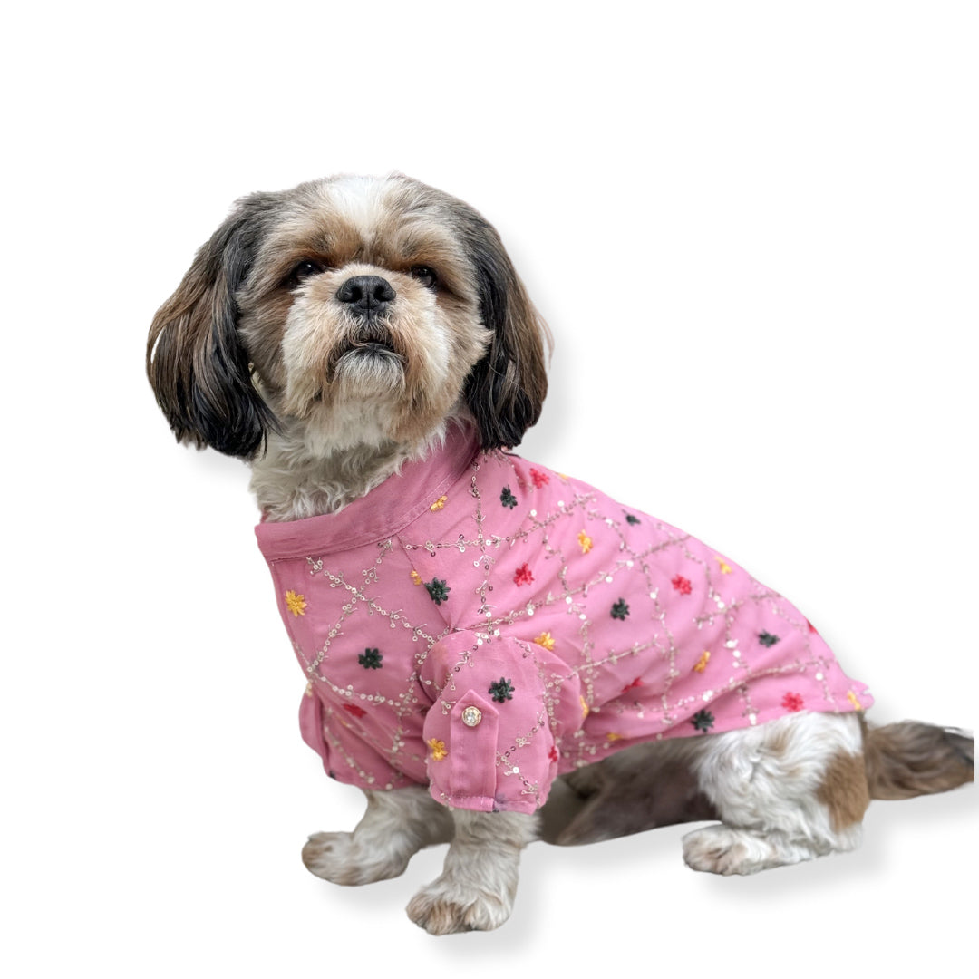 Pawgy Pets Festive Shirt Pink (New) for Dogs – image 2