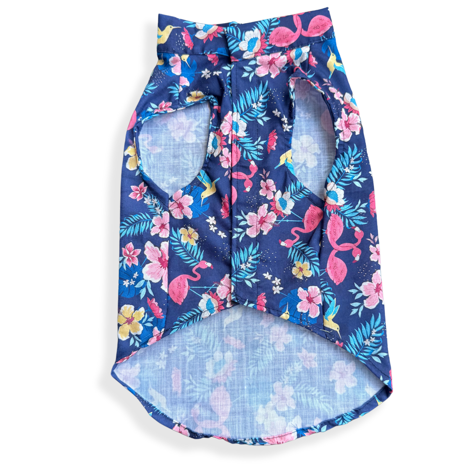 Pawgy Pets Hawaiian Flamingo Sando Navy Blue for Dogs – image 4