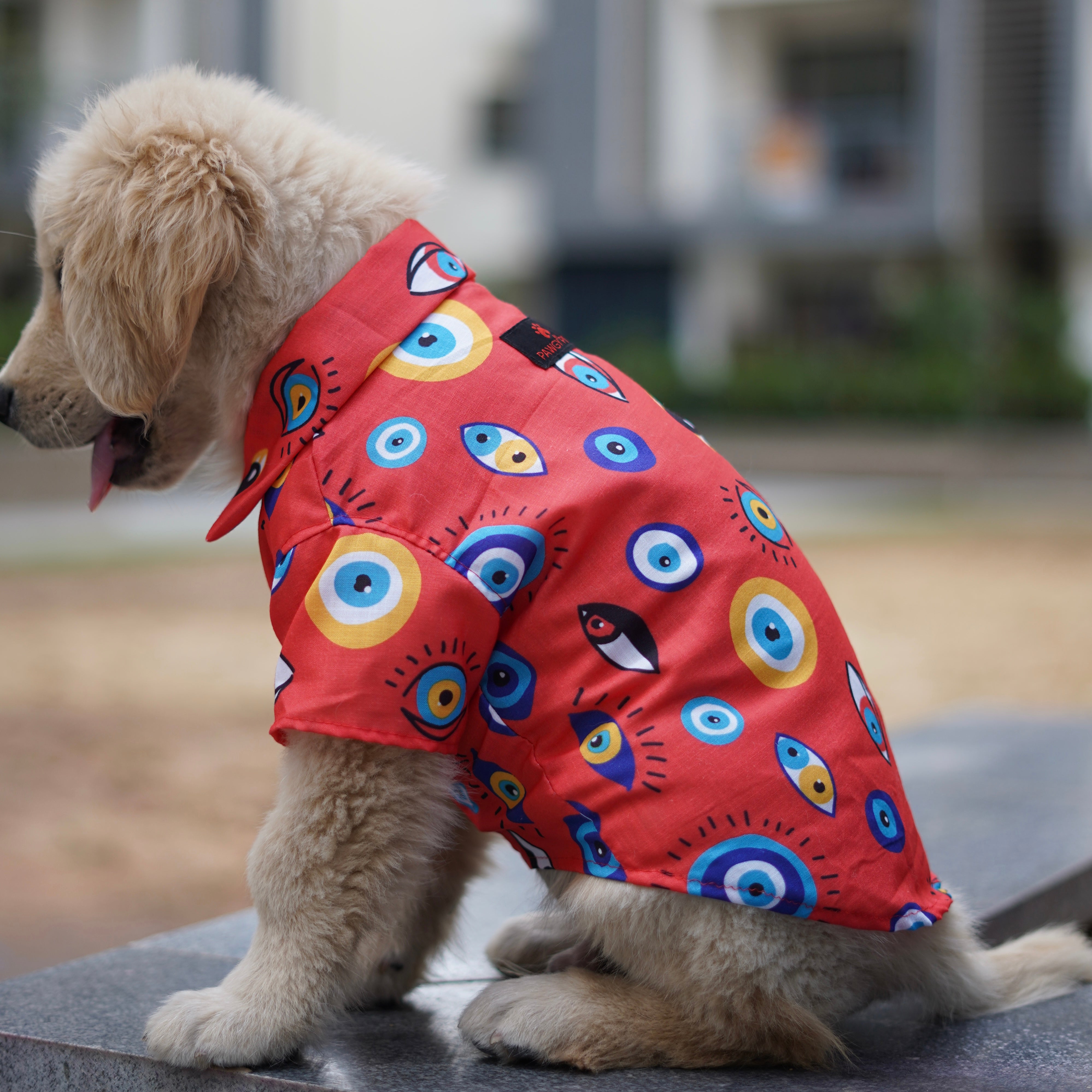 Pawgy Pets Nazar Na Lage Shirt Red for Dogs – image 2