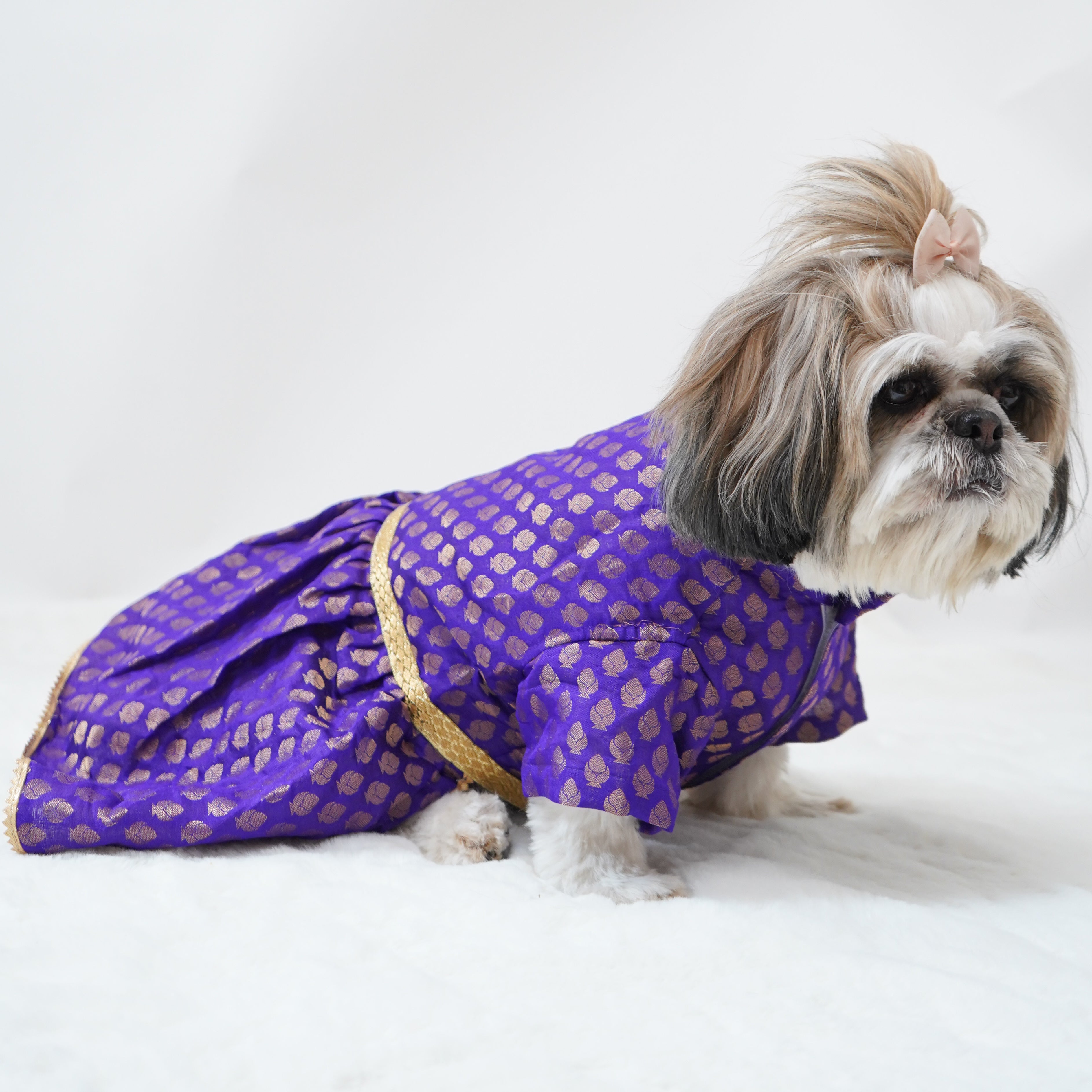 Pawgy Pets Occasion wear Dress Purple for Dogs – image 2