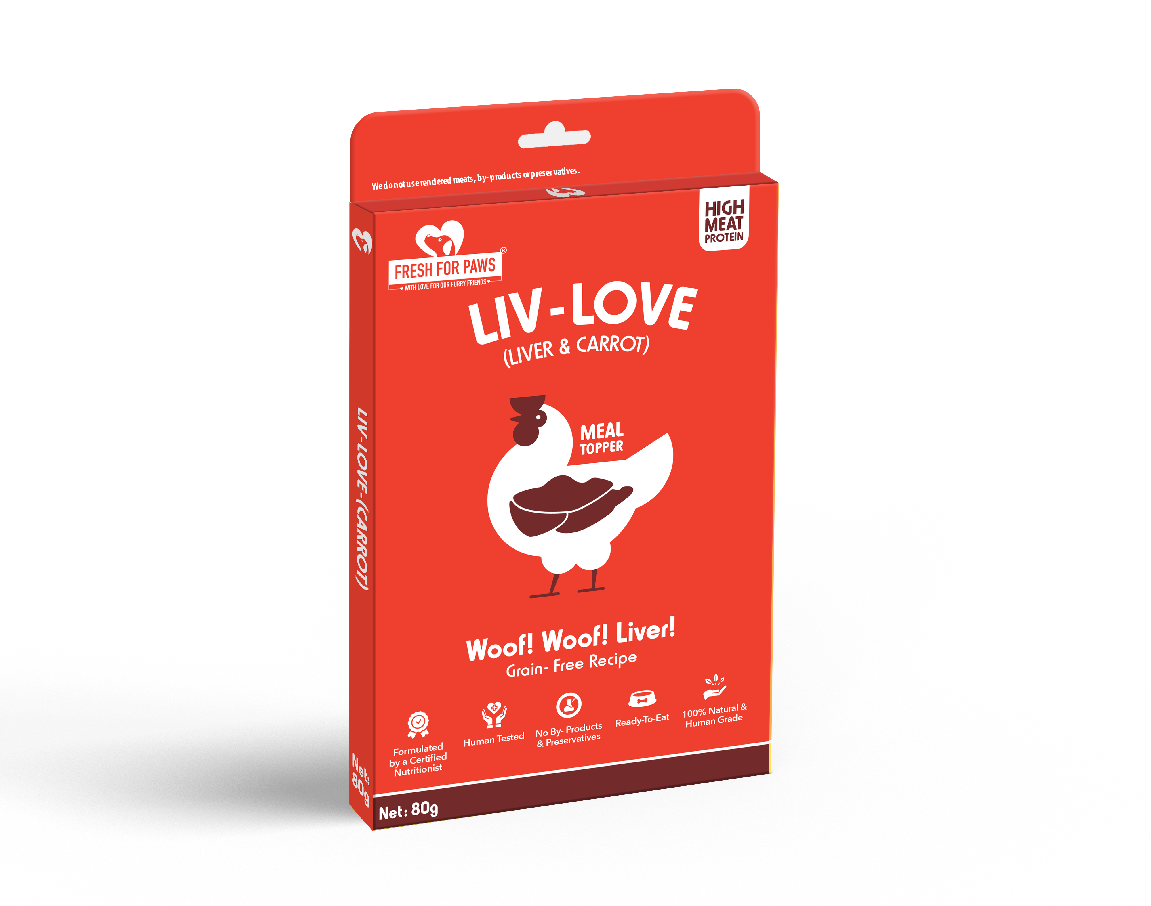 Liv- Love (Carrot): Food Toppers by Fresh for Paws – image 3