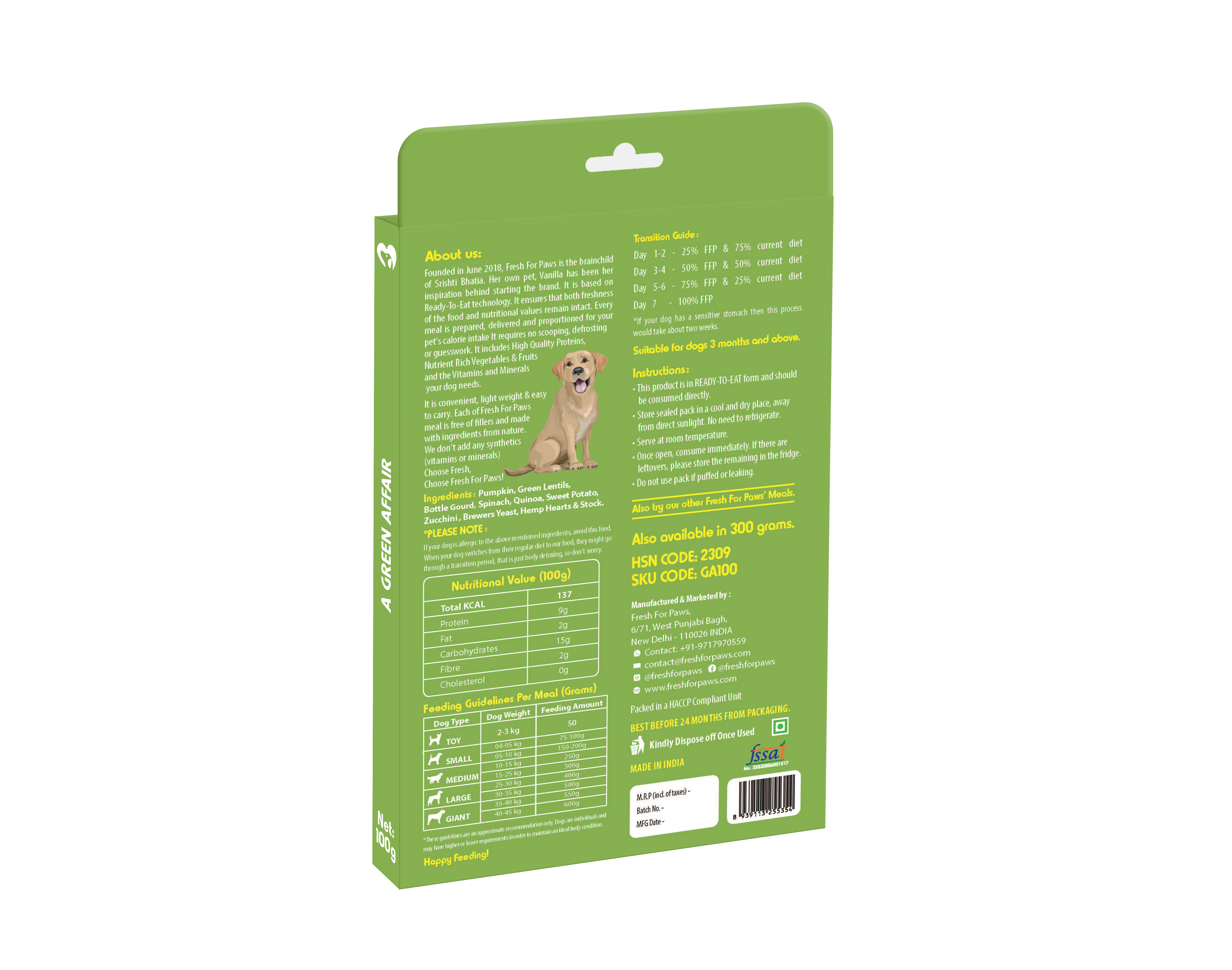 A Green Affair: Fresh Food by Fresh For Paws – image 2