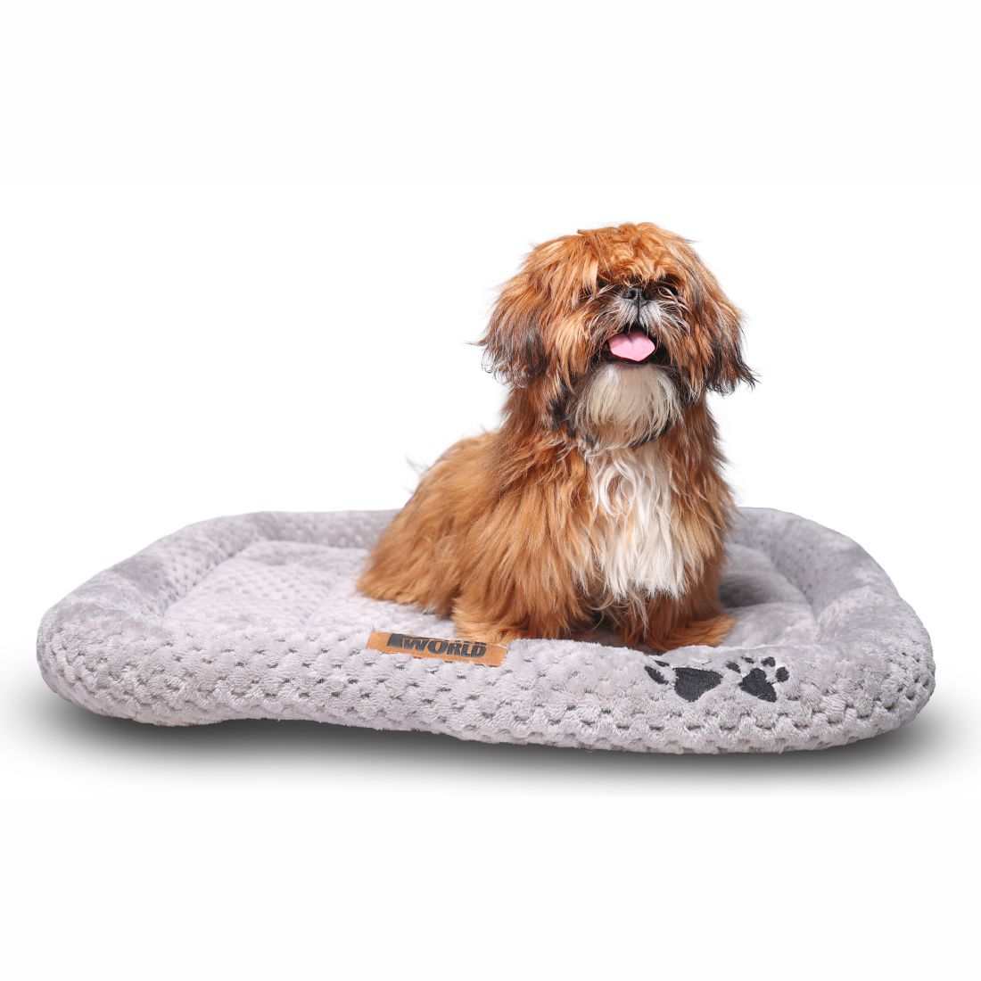 Petter World All Weather Ultra Soft Dog Mat with Padded Perimeters for Head & Jaw Support, Meteorite – image 2
