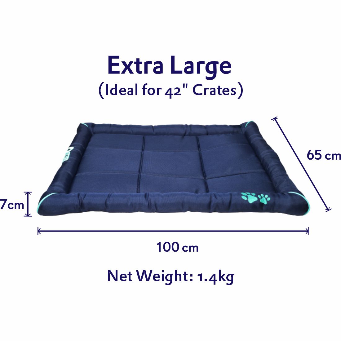 Petter World Waterproof Dog Mat with Padded Perimeters for Head & Paw Support – image 8