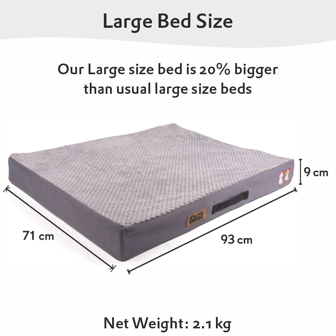 Petter World Orthopedic Memory Foam Bed – image 9