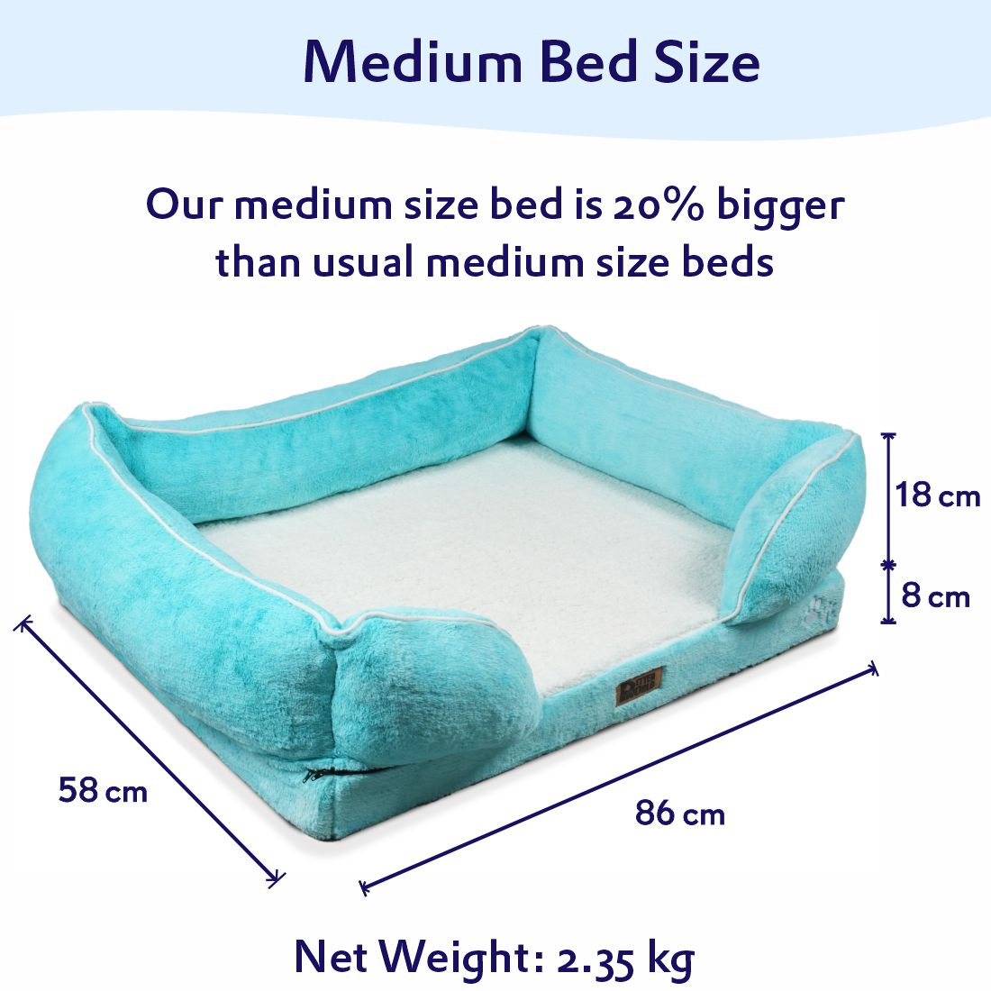 Petter World Orthopedic Foam Sofa Bed - Turquoise – image 7