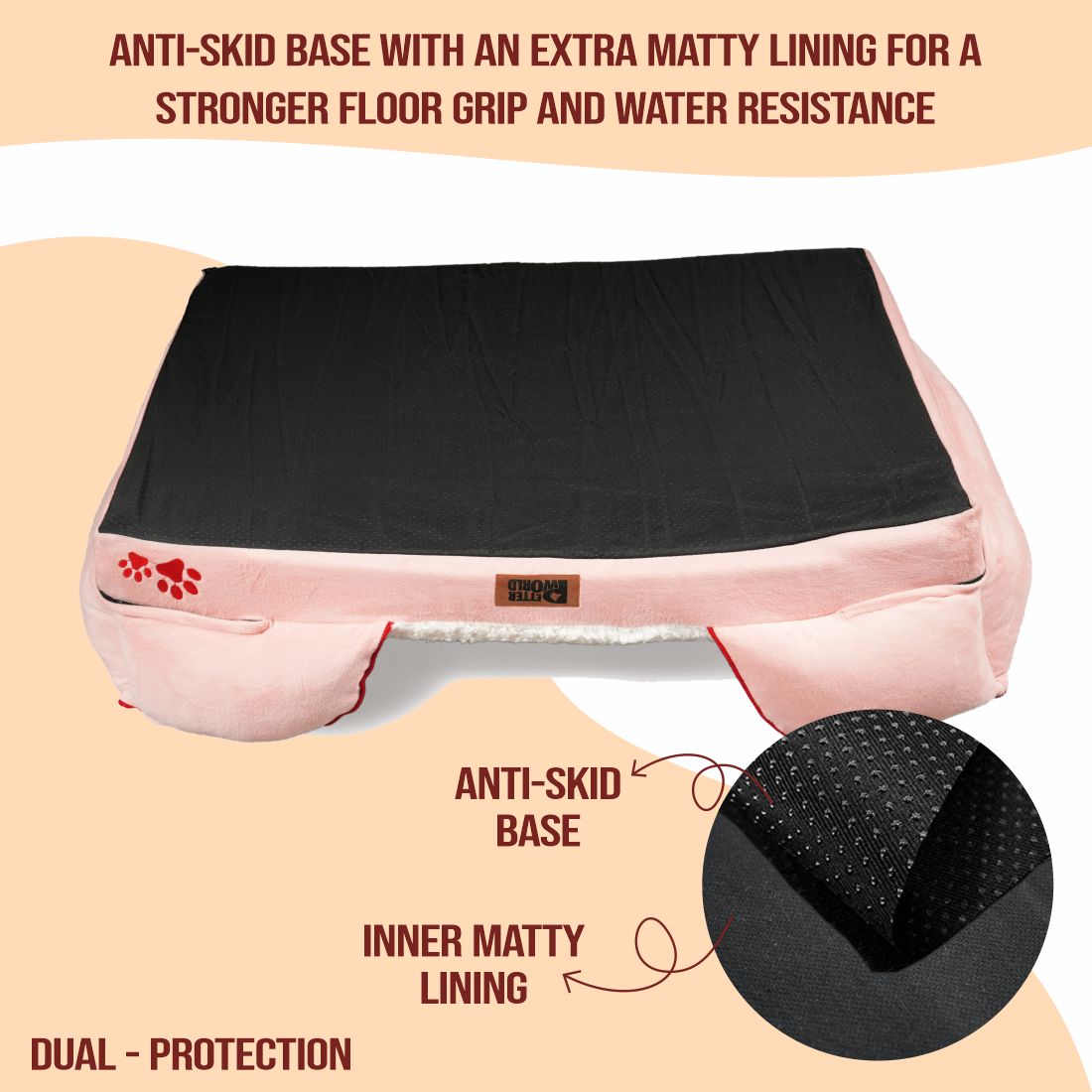 Petter World Orthopedic Foam Sofa Bed - Peach Pearl – image 12
