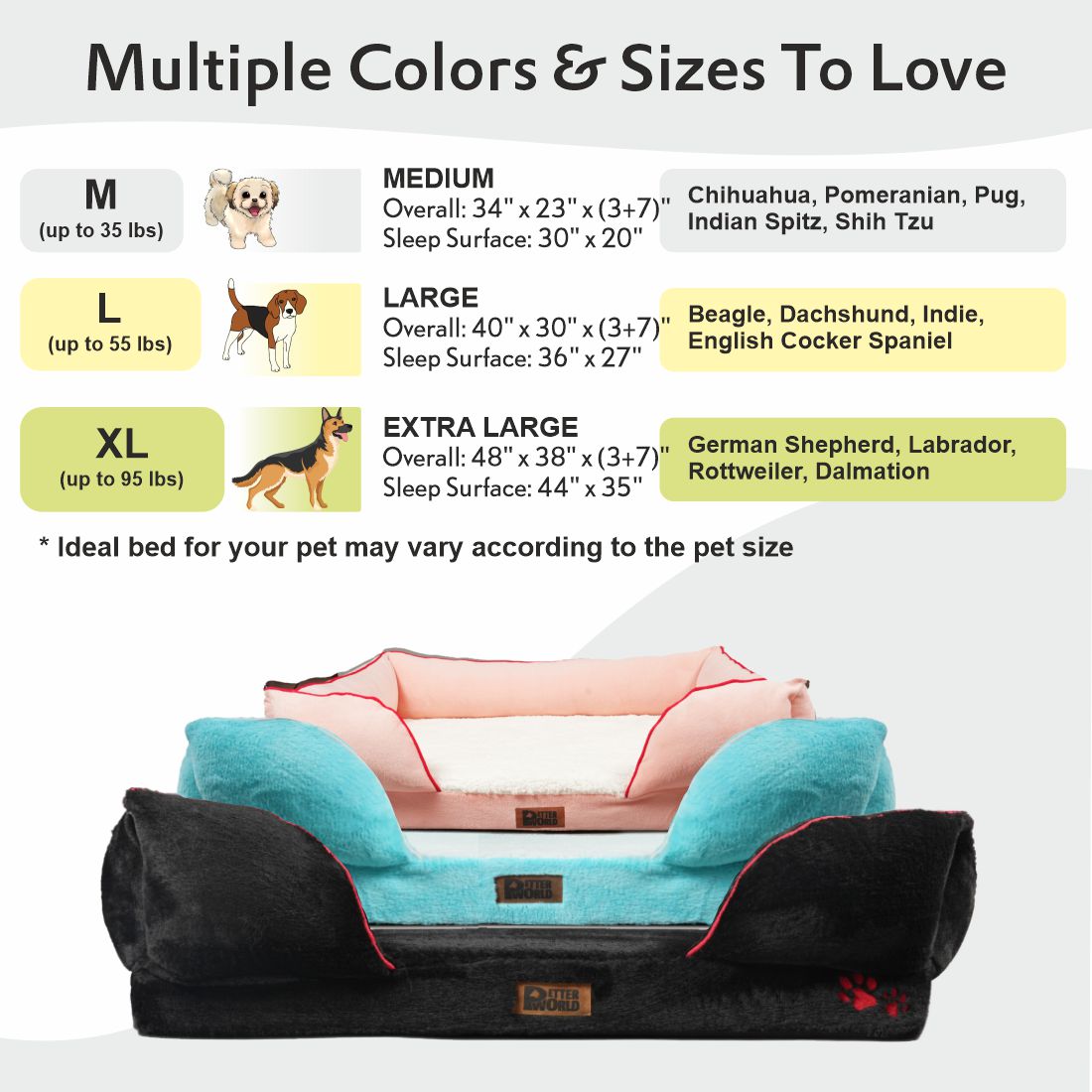 Petter World Orthopedic Foam Sofa Bed - Jet Black – image 6
