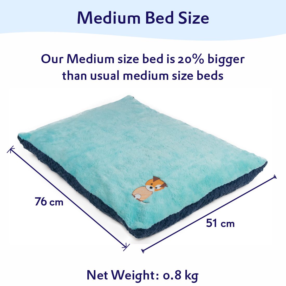 Petter World Chopped Foam Pillow Bed – image 10