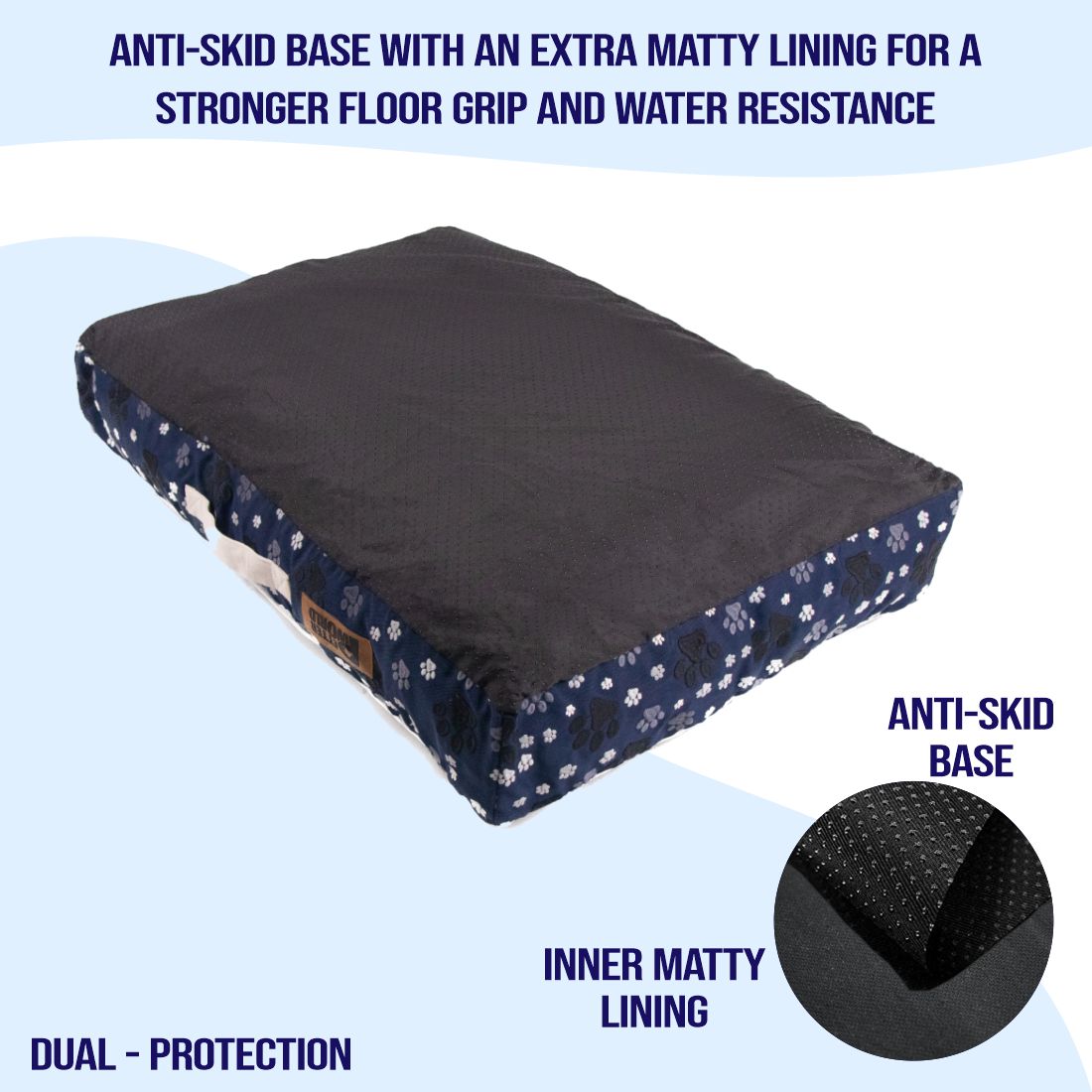 Petter World Waterproof Cushion Mattress - Ensign Blue – image 13