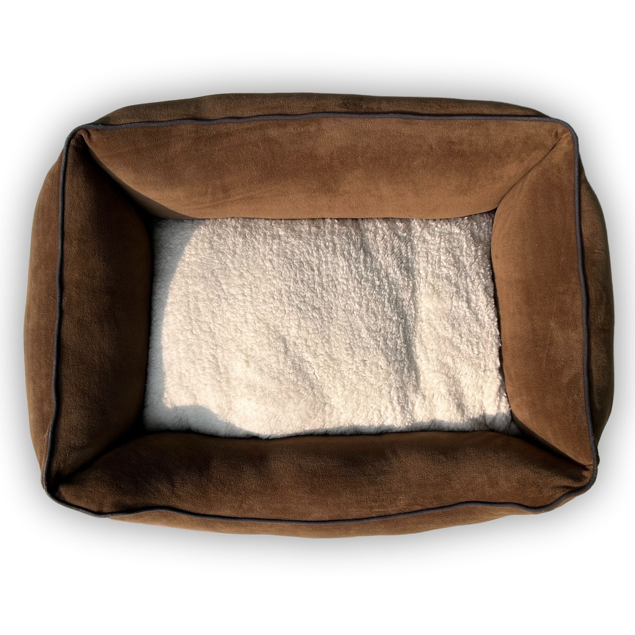 Petter World Luxury Mocha Brown Lounger Bed with Removable Cushion – image 7
