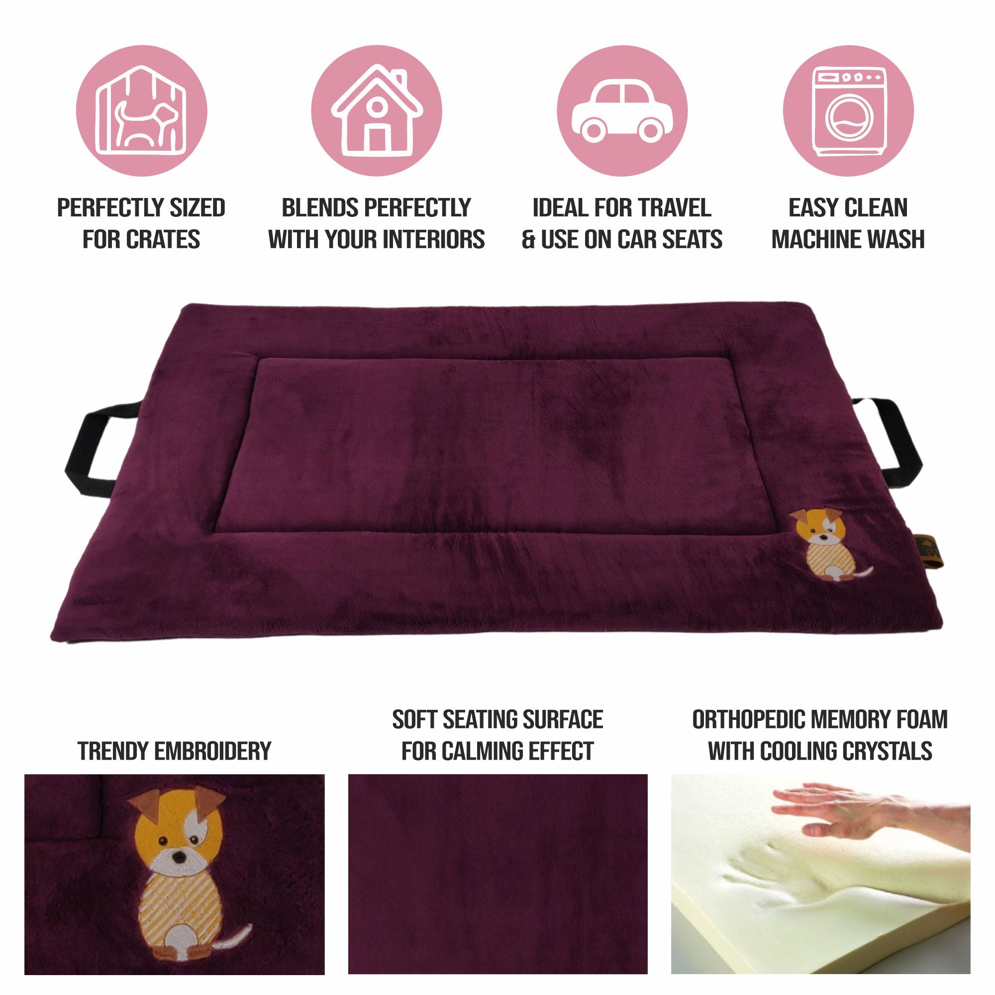 Petter World Memory Foam Mat - Mulled Wine – image 2