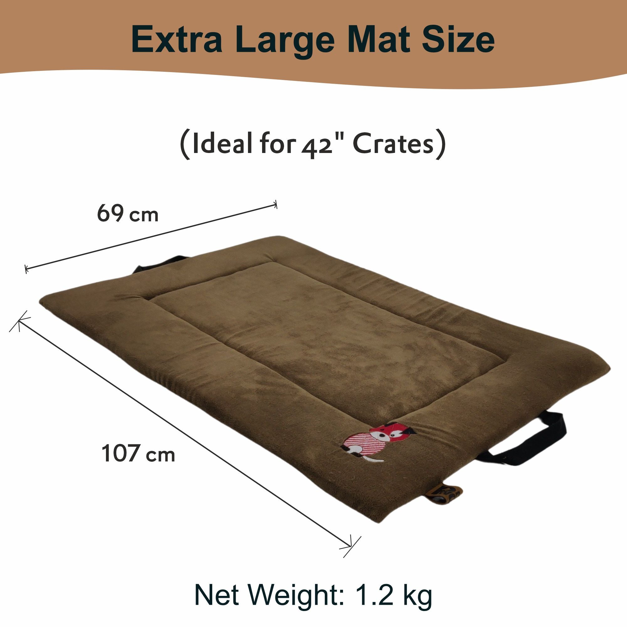 Petter World Memory Foam Mat - Mocha Brown – image 9