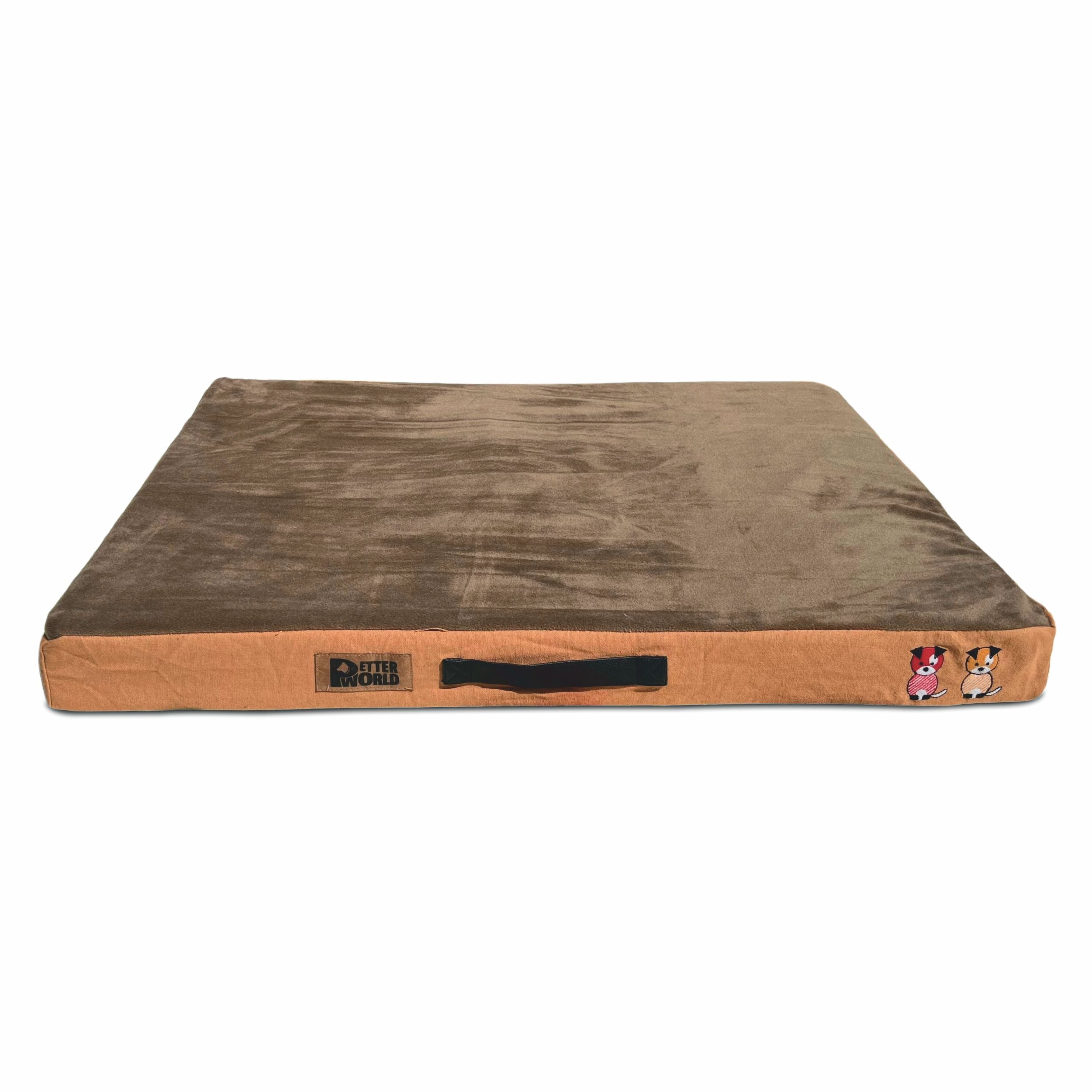 Petter World Orthopedic Memory Foam Bed - Mocha Brown – image 5
