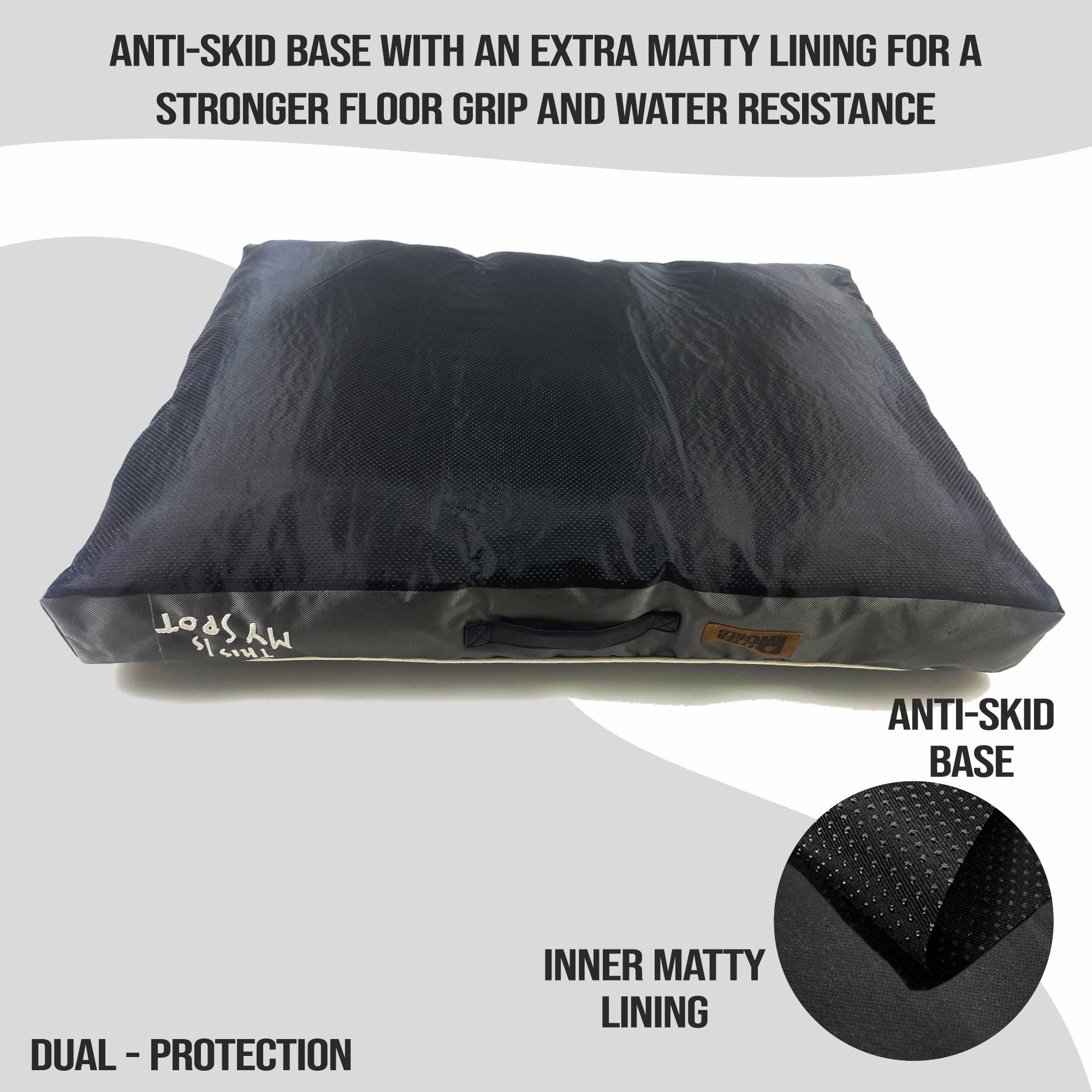 Petter World Waterproof Cushion Mattress - Steel Gray – image 8